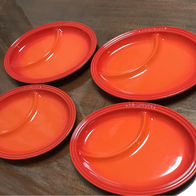 LE CREUSET - ルクルーゼ マルチオーバルプレート 4枚の通販 by machan's shop｜ルクルーゼならラクマ