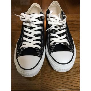 コンバース(CONVERSE)のコンバース ローカットブラック27.5cm 美品(スニーカー)