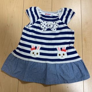 ミキハウス(mikihouse)の専用です！ミキハウス♡MIKIHOUSE ワンピース 80cm(ワンピース)