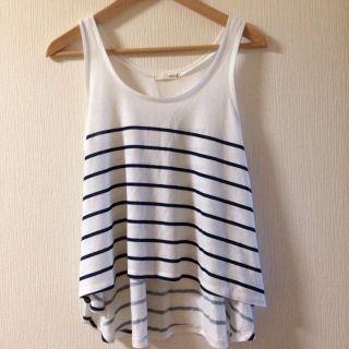 マウジー(moussy)のMOUSSYボーダータンク(Tシャツ(半袖/袖なし))