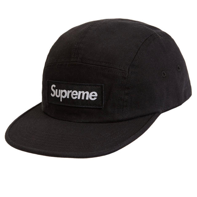 Supreme military camp cap 黒 black 19ss