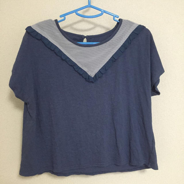 POU DOU DOU(プードゥドゥ)のヨークフリルTシャツ レディースのトップス(Tシャツ(半袖/袖なし))の商品写真