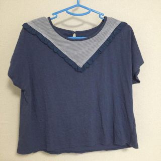プードゥドゥ(POU DOU DOU)のヨークフリルTシャツ(Tシャツ(半袖/袖なし))