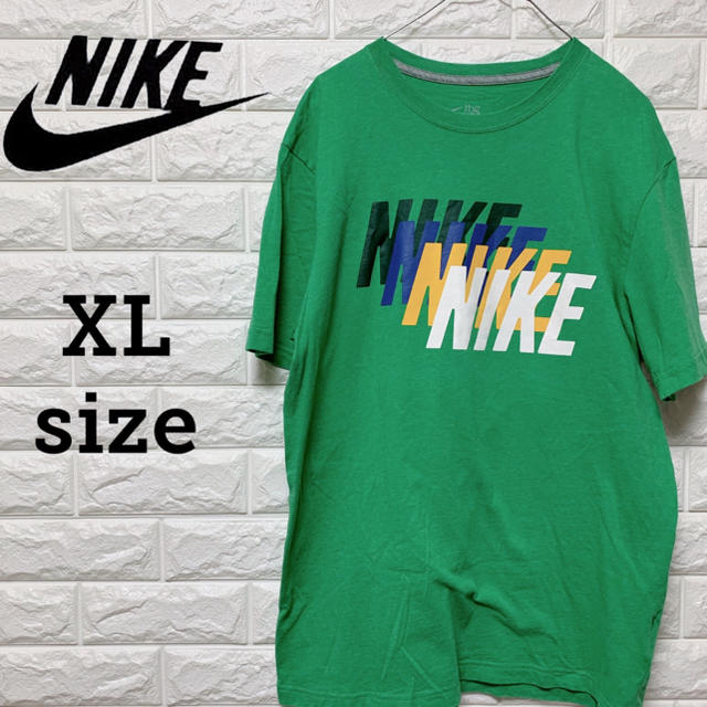 NIKE(ナイキ)のレア !! NIKE ナイキ 4連 ロゴ Tシャツ マルチカラー メンズのトップス(Tシャツ/カットソー(半袖/袖なし))の商品写真
