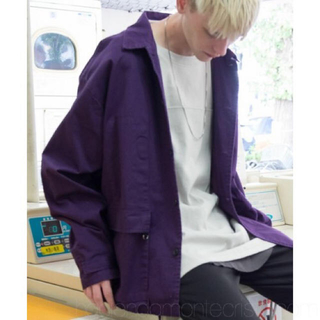 シュプリーム ミリタリージャケット(メンズ)（パープル/紫色系）の通販 