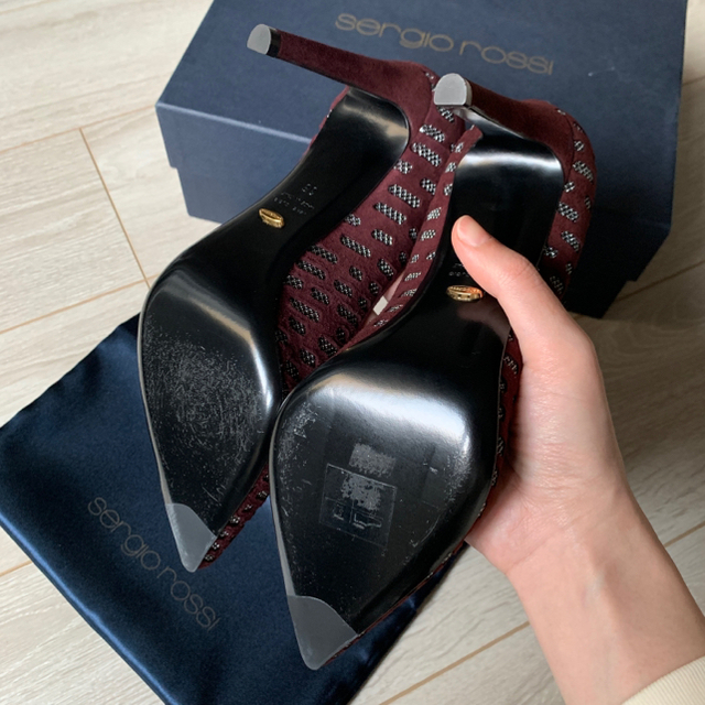 定番NEW Christian Louboutin - 未使用 美品 Sergio Rossi ヒールの