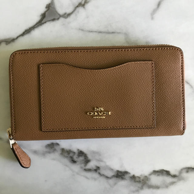 COACH レザーロングウォレットレディース