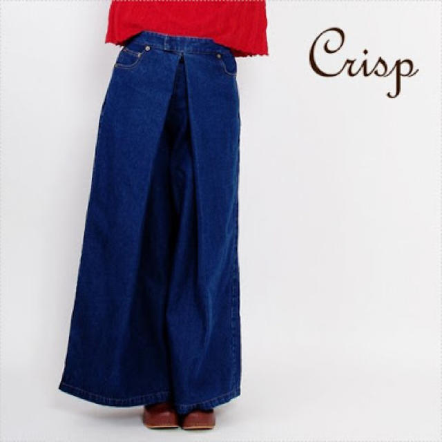 Crisp(クリスプ)の新品 未着 Crisp クリスプ front tuck buggy pants レディースのパンツ(デニム/ジーンズ)の商品写真