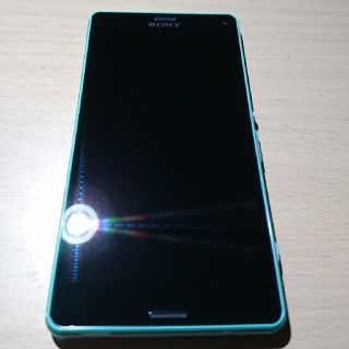 エクスペリア(Xperia)のジャンク Xperia z3 compact so-02g グリーン タッチ切れ(スマートフォン本体)