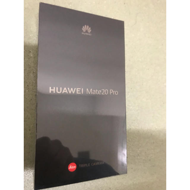 《新品未開封》HUAWEI Mate 20 Pro   国内SIMフリー