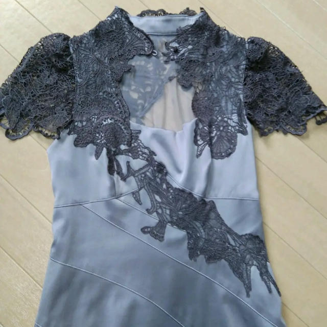 シースルードレス レディースのフォーマル/ドレス(ミディアムドレス)の商品写真