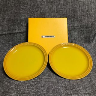 ルクルーゼ(LE CREUSET)のルクルーゼ ラウンドプレート 2枚 19㎝(食器)