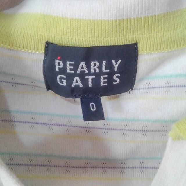 PEARLY GATES(パーリーゲイツ)のパーリゲイツゴルフウェアポロシャツレディース スポーツ/アウトドアのゴルフ(ウエア)の商品写真