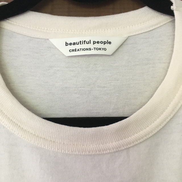 beautiful people(ビューティフルピープル)のビューティフルピープルビッグネームTシャツ レディースのトップス(Tシャツ(半袖/袖なし))の商品写真