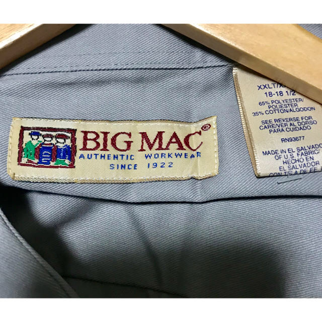Dickies(ディッキーズ)の90’s半袖ワークシャツ BIG MAC チカーノ XXL 値下げ メンズのトップス(シャツ)の商品写真