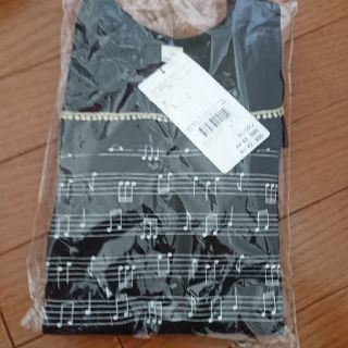 キムラタン(キムラタン)の新品 ドルチーナ 音符柄 長袖Tシャツ 120(Tシャツ/カットソー)