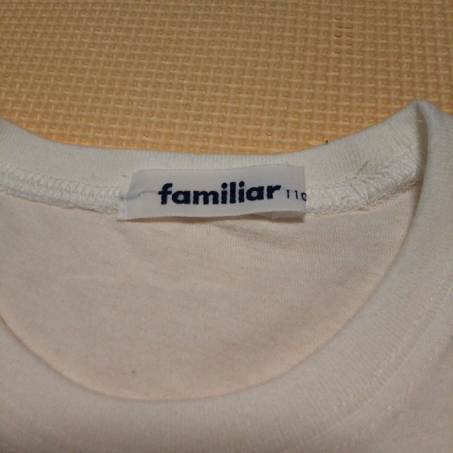 familiar(ファミリア)のファミリア半袖Tシャツ  110センチ キッズ/ベビー/マタニティのキッズ服女の子用(90cm~)(Tシャツ/カットソー)の商品写真