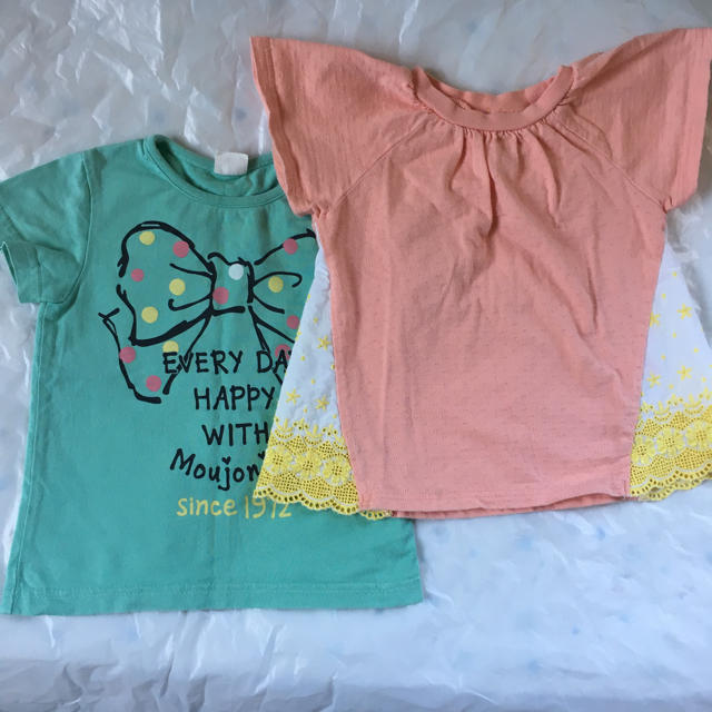 SunnyLandscape(サニーランドスケープ)の95 半袖Tシャツ 2枚 キッズ/ベビー/マタニティのキッズ服女の子用(90cm~)(Tシャツ/カットソー)の商品写真