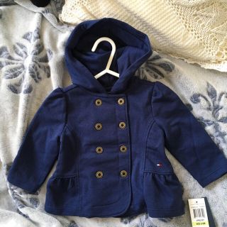 トミーヒルフィガー(TOMMY HILFIGER)の新品 タグ付 トミーフィルフィガー Tommy 春秋物 薄手コート 女の子(ジャケット/コート)