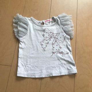 メゾピアノ(mezzo piano)のメゾピアノ♡肩フリルトップス(Tシャツ/カットソー)