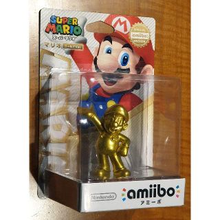 ニンテンドウ(任天堂)のアミーボ amiibo マリオ ゴールド （新品・未開封）(その他)