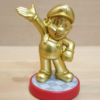 ニンテンドウ(任天堂)のアミーボ amiibo マリオ ゴールド （中古）(その他)