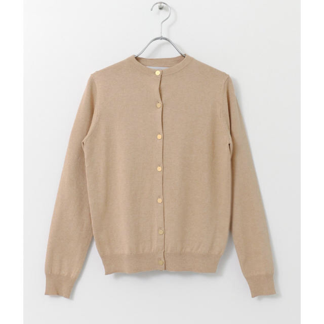 新品▷URBAN RESEARCH＊コットンシルクアンサンブルニット BEIGE