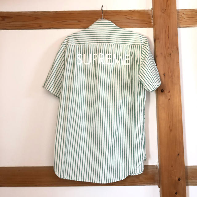 supreme  stripe denim s/s shirt