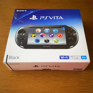 PS vita PCH 2000 wifi モデル ブラック SONY(携帯用ゲーム機本体)