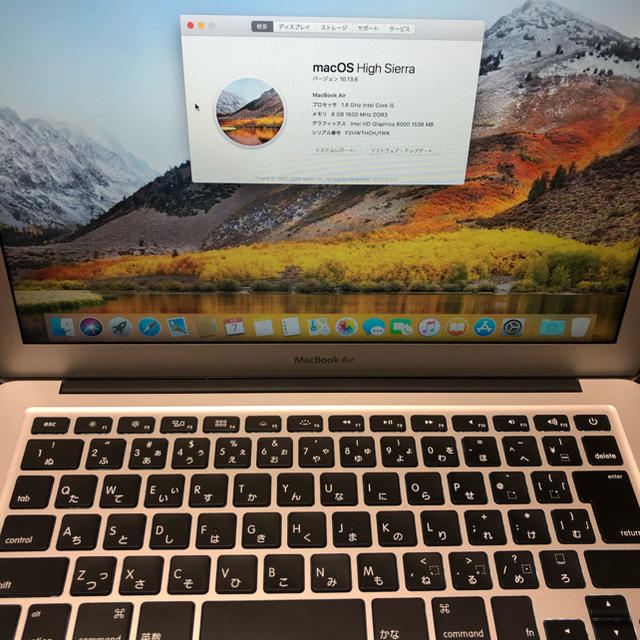 Apple 保証有り MacBook air 2017 極美品付属品完備！