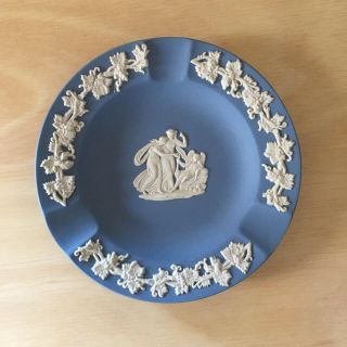 ウェッジウッド(WEDGWOOD)のウエッジウッド ジャスパー 小物入れ トレイ 灰皿 ペールブルー(小物入れ)