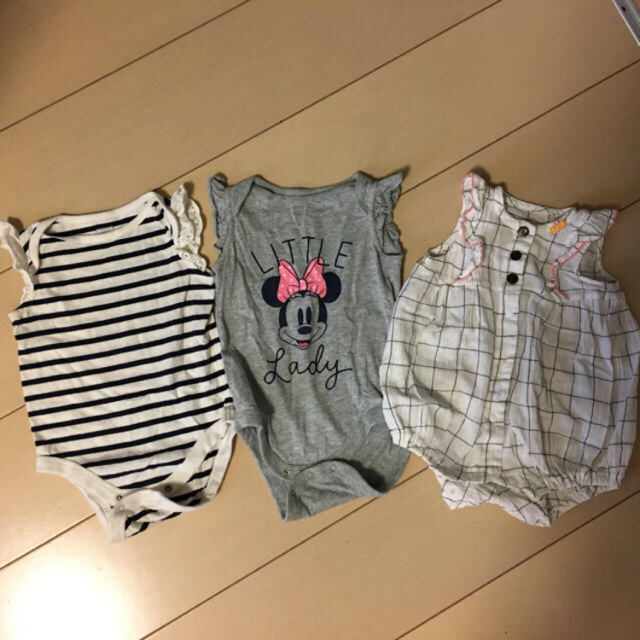 ZARA(ザラ)の専用！7点おまとめ！ZARA ギャップ ワンピース ロンパース キッズ/ベビー/マタニティのベビー服(~85cm)(ワンピース)の商品写真