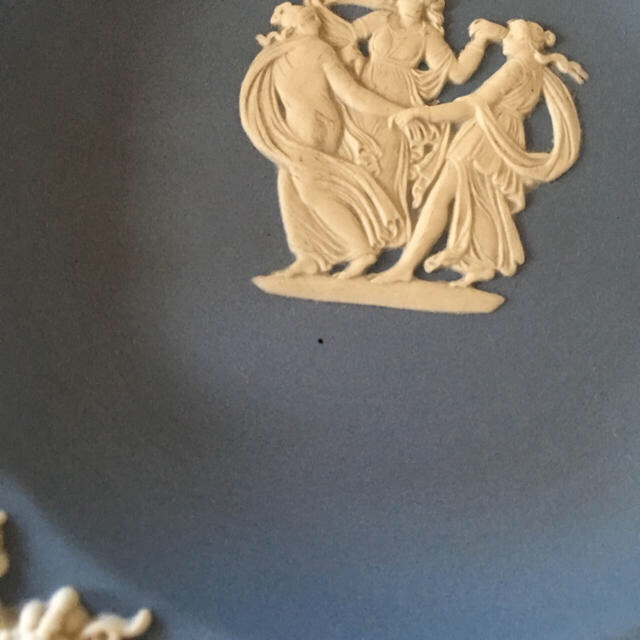 WEDGWOOD(ウェッジウッド)のウエッジウッド ジャスパー 小物入れ 灰皿 ペールブルー インテリア/住まい/日用品のインテリア小物(小物入れ)の商品写真