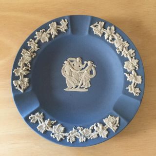 ウェッジウッド(WEDGWOOD)のウエッジウッド ジャスパー 小物入れ 灰皿 ペールブルー(小物入れ)