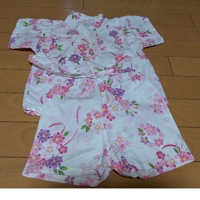 西松屋(ニシマツヤ)の【90㌢】甚平 キッズ/ベビー/マタニティのキッズ服男の子用(90cm~)(甚平/浴衣)の商品写真