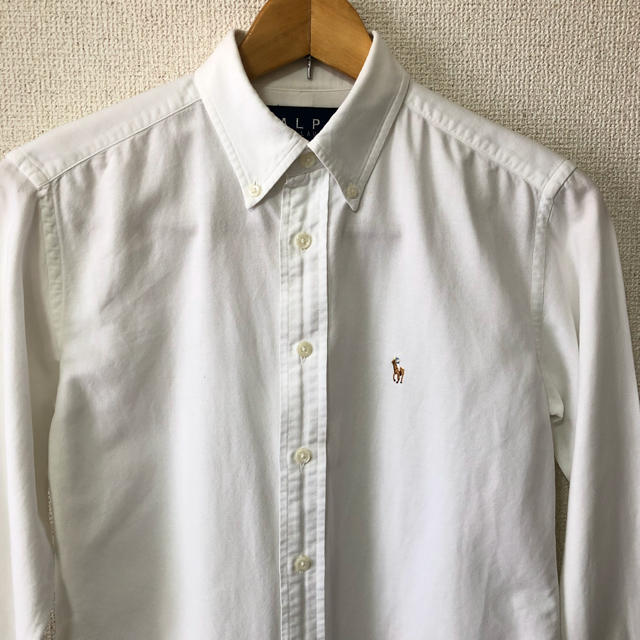 Ralph Lauren(ラルフローレン)の【美品】RALPH LAUREN SLIM FIT オックスフォードシャツ＊7＊ レディースのトップス(シャツ/ブラウス(長袖/七分))の商品写真