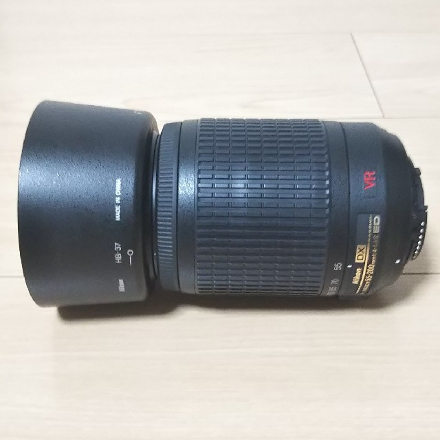 Nikon(ニコン)の極上品Nikon DX VR55-200mm f/4-5.6G  1F-ED スマホ/家電/カメラのカメラ(レンズ(ズーム))の商品写真