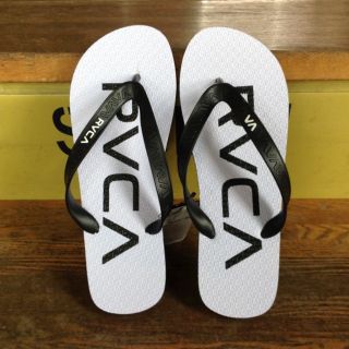 ルーカ(RVCA)のRVCA ルーカ ビーチサンダル 白 26.0cm(ビーチサンダル)