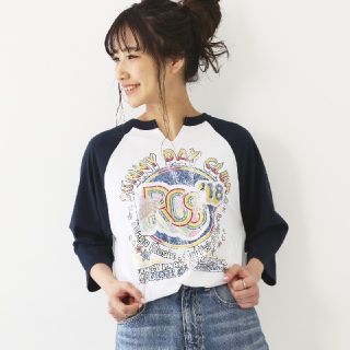 ロデオクラウンズワイドボウル(RODEO CROWNS WIDE BOWL)の完売品✩RODEO CROWNS✩RCWB☆サニーデイクラブラグランTシャツ(Tシャツ(長袖/七分))