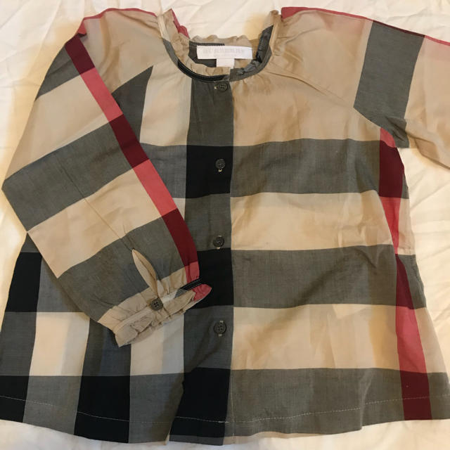 BURBERRY(バーバリー)の1回着用 バーバリー ブラウス&レギンス 95 キッズ/ベビー/マタニティのキッズ服女の子用(90cm~)(ブラウス)の商品写真