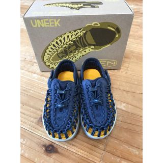 キーン(KEEN)のKSO様専用☆新品☆keen ユニーク O2 キッズ 17センチ ネイビー(サンダル)