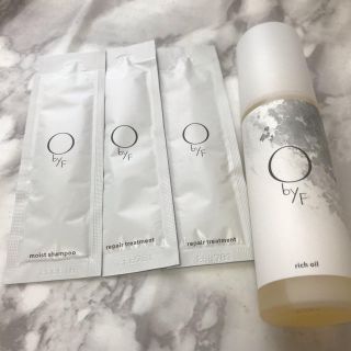 エッフェオーガニック(F organics)のオーバイエッフェ リッチオイル& シャンプートリートメントサンプル 3点セット(オイル/美容液)