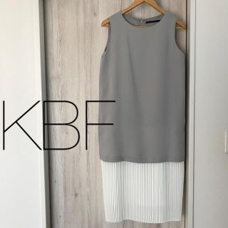 ケービーエフプラス(KBF+)のKBF♡裾プリーツワンピース(ロングワンピース/マキシワンピース)