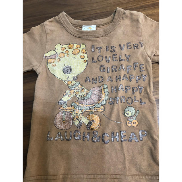 LAUGH & CHEAP(ラフアンドチープ)のラフ＆チープ✳︎2枚セット キッズ/ベビー/マタニティのキッズ服女の子用(90cm~)(Tシャツ/カットソー)の商品写真