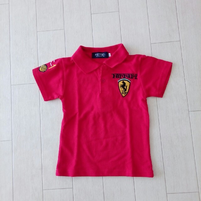 Ferrari(フェラーリ)の新品　M ポロシャツ キッズ/ベビー/マタニティのキッズ服男の子用(90cm~)(Tシャツ/カットソー)の商品写真