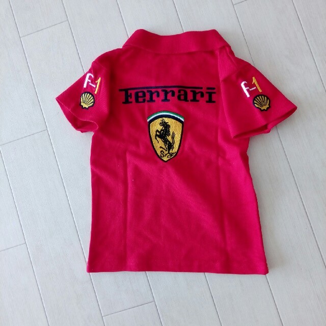 Ferrari(フェラーリ)の新品　M ポロシャツ キッズ/ベビー/マタニティのキッズ服男の子用(90cm~)(Tシャツ/カットソー)の商品写真