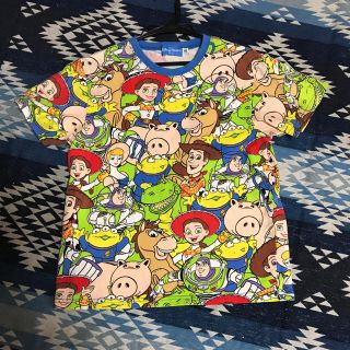 ディズニー(Disney)の総柄  ディズニー Tシャツ  140(Tシャツ/カットソー)