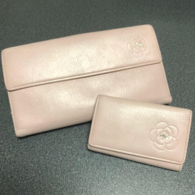 CHANEL - CHANEL カメリア  長財布&キーケース