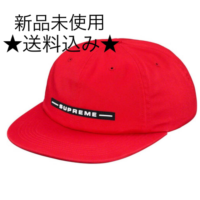 新品未使用 Supreme 2019ss キャップ 赤 送料込み