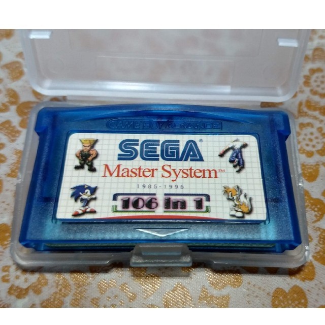 ゲームボーイアドバンス(ゲームボーイアドバンス)のGBA 106 in 1 SEGA Mastersystem メガドライブ エンタメ/ホビーのゲームソフト/ゲーム機本体(携帯用ゲームソフト)の商品写真